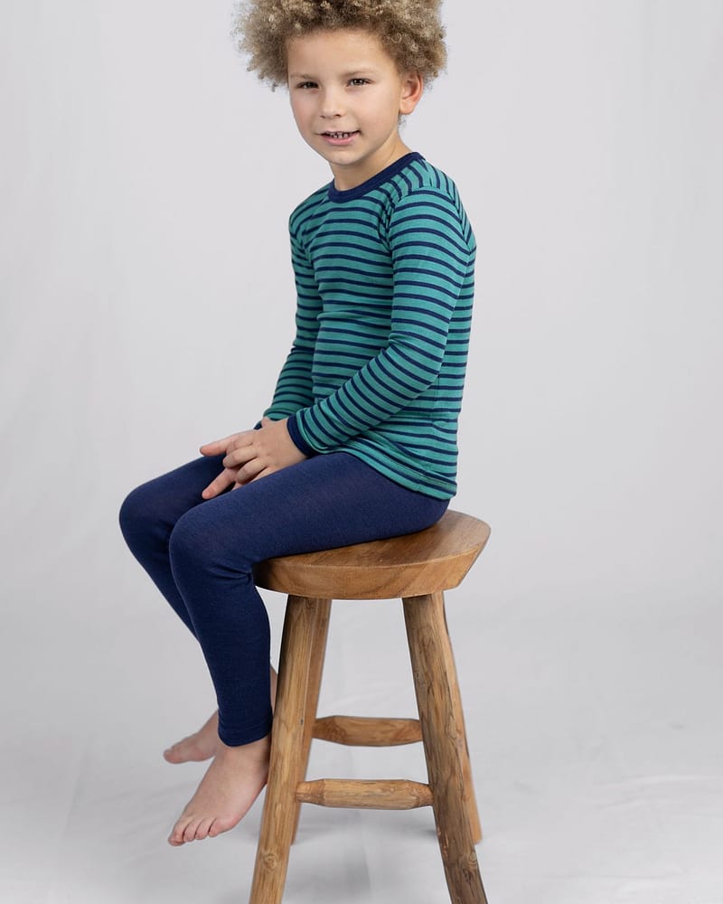 Ullongs - 70% Merino, 30% Silk, Ubehandlet Ull | Children's leggings