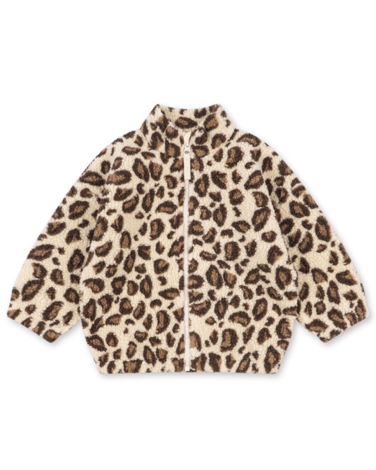 Fleecejakke i Teddystoff – 100% Resirkulert | Jody Teddy Jacket, Leopard - Leo