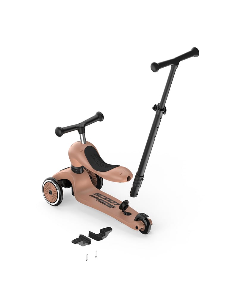 Sparkesykkel og Løpesykkel M/ Foreldrehåndtak | Scoot and Ride Highwaykick 1 Push & Go