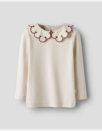Trøye Langermet M/ Krage Barn - Øko TENCEL | FUNDO LS SLIM TOP LIL
