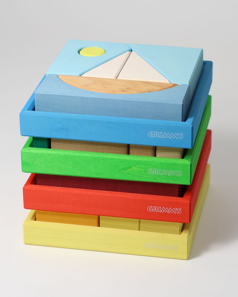 Byggesett og Puslespill - 8 klosser | Building Set