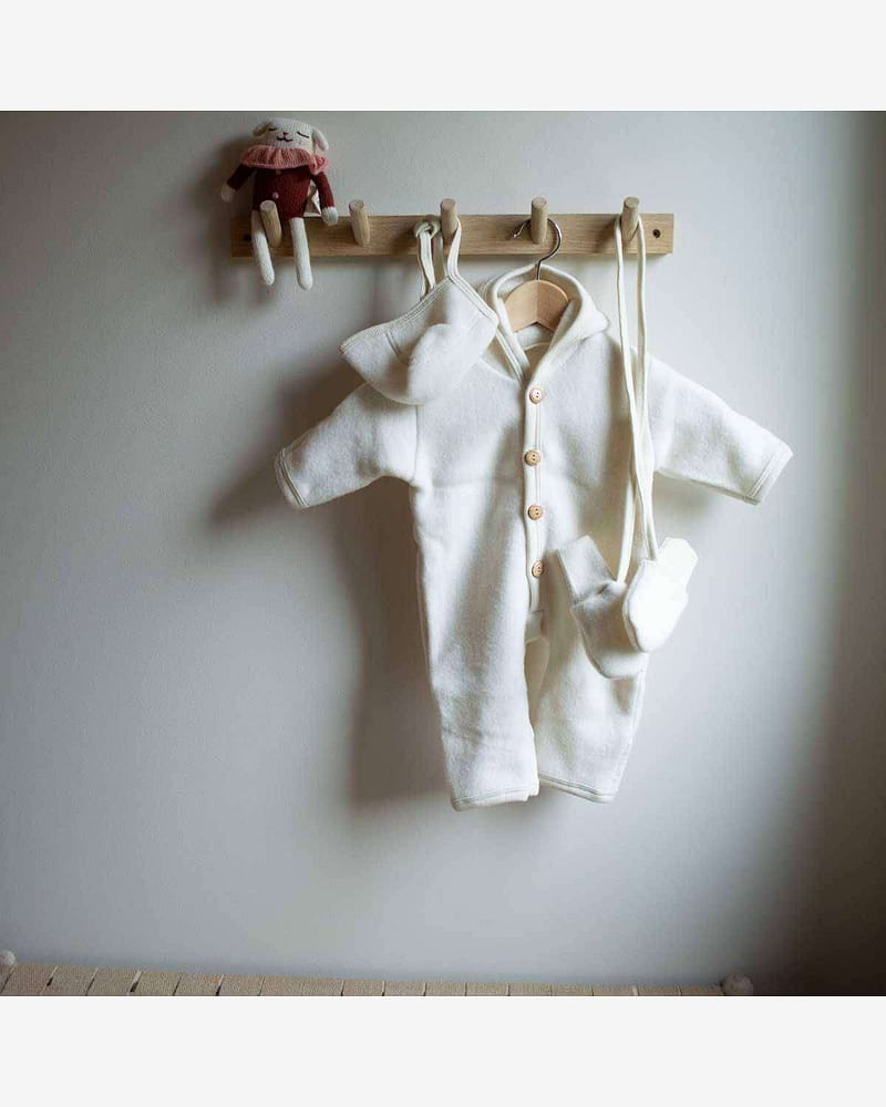 Babyvotter i ullfleece - Ubehandlet ull - Onesize (0-12 mnd)