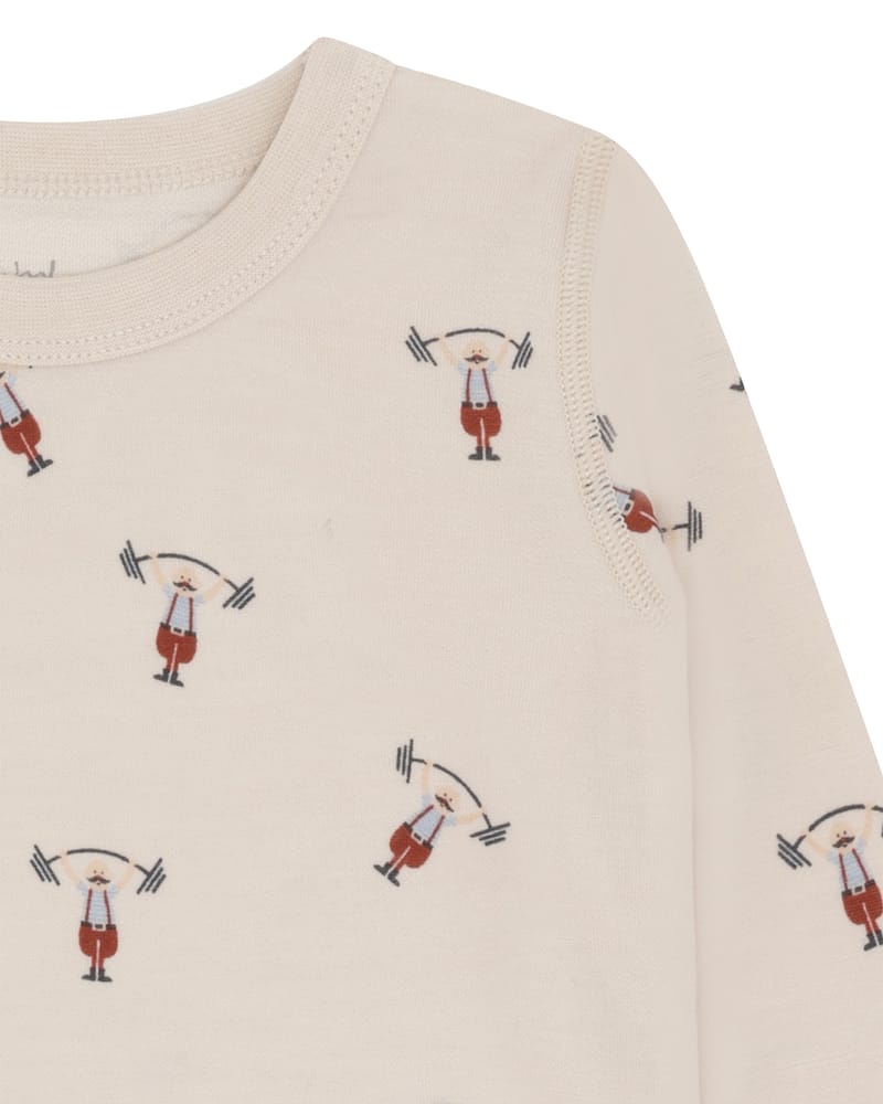 Trøye Langermet - Ull/Bambusviskose | Abba Strong Man