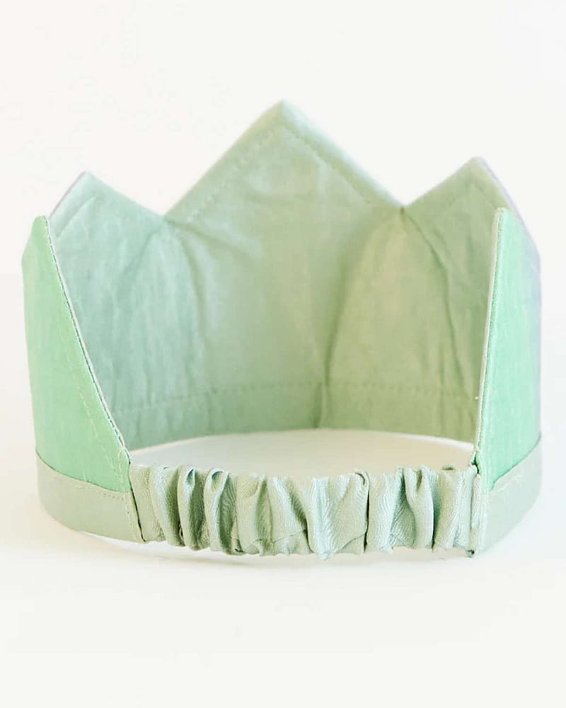 Lekekrone / Bursdagskrone Barn 3-10år - 100% Silke