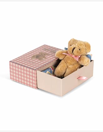 Kosebamse i Gaveeske med Seng