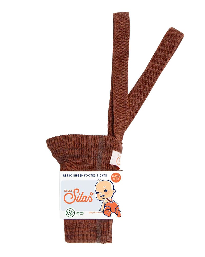 Strømpebukse Rib m/ seler | Footed Tights