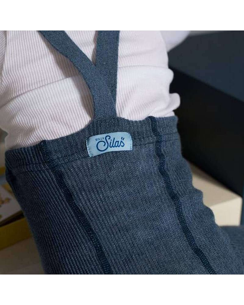 Strømpebukse Rib u/ føtter, m/ seler - Footless Tights