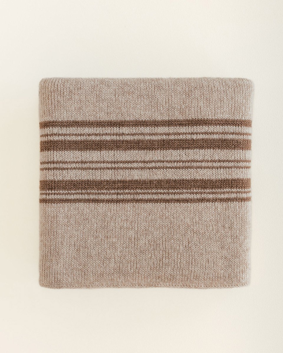 Babyteppe Ull – 100% Merino – Ubehandlet Ull – Gilbert, Sand/Walnut