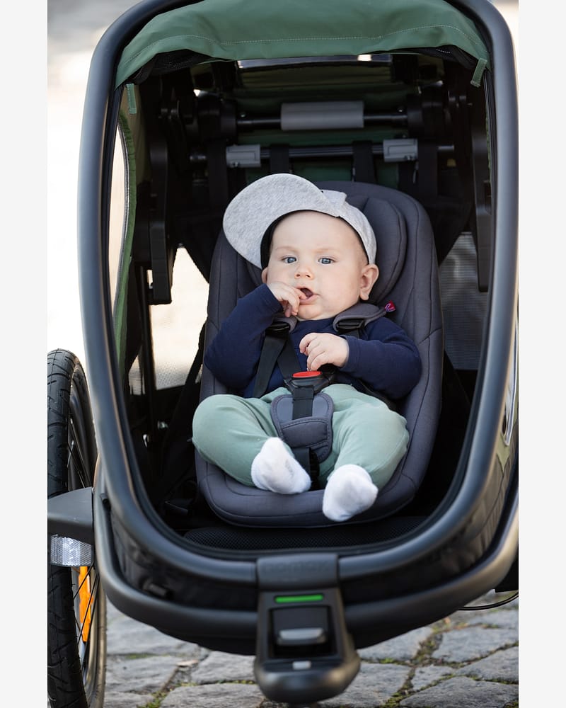 Hamax Outback Sykkelvogn & Barnevogn, Plass til ett barn | Singel Bicycle Trailer