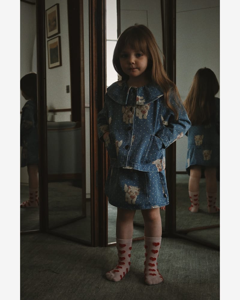 Denim Skjørt Barn - Woven, 100% Øko Bomull | Magot Skirt GOTS