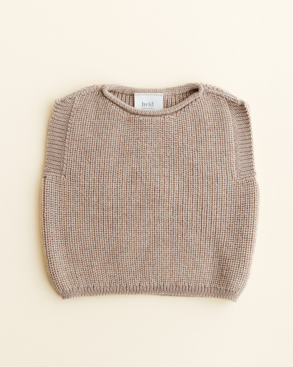 Ullvest Baby – 100% Merino, Ubehandlet Ull | Vest Harvey Baby, Sandy