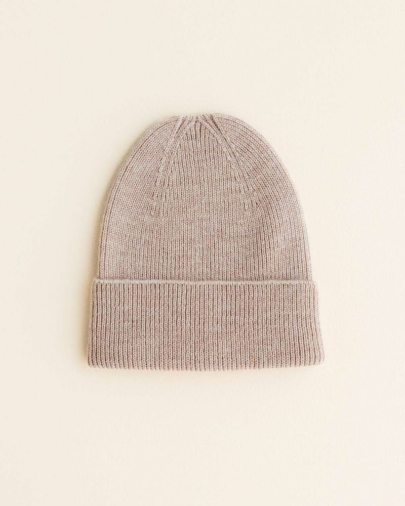 Ull Beanie barn – 100% Merino, Ubehandlet | Ribb lue Newborn Fonzie