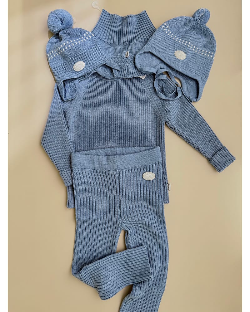 Ullue med dusk - 100% Merino - Lue Classic