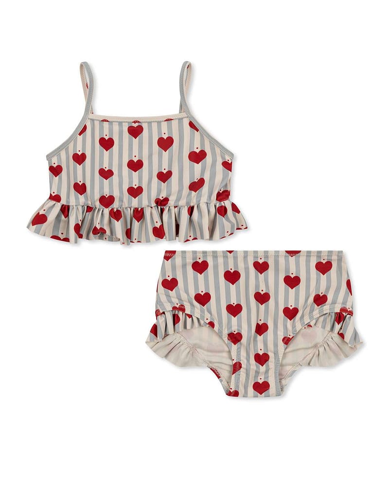 Bikini med Volang - Singlet & Badetruse - UV 50+ - Nomi