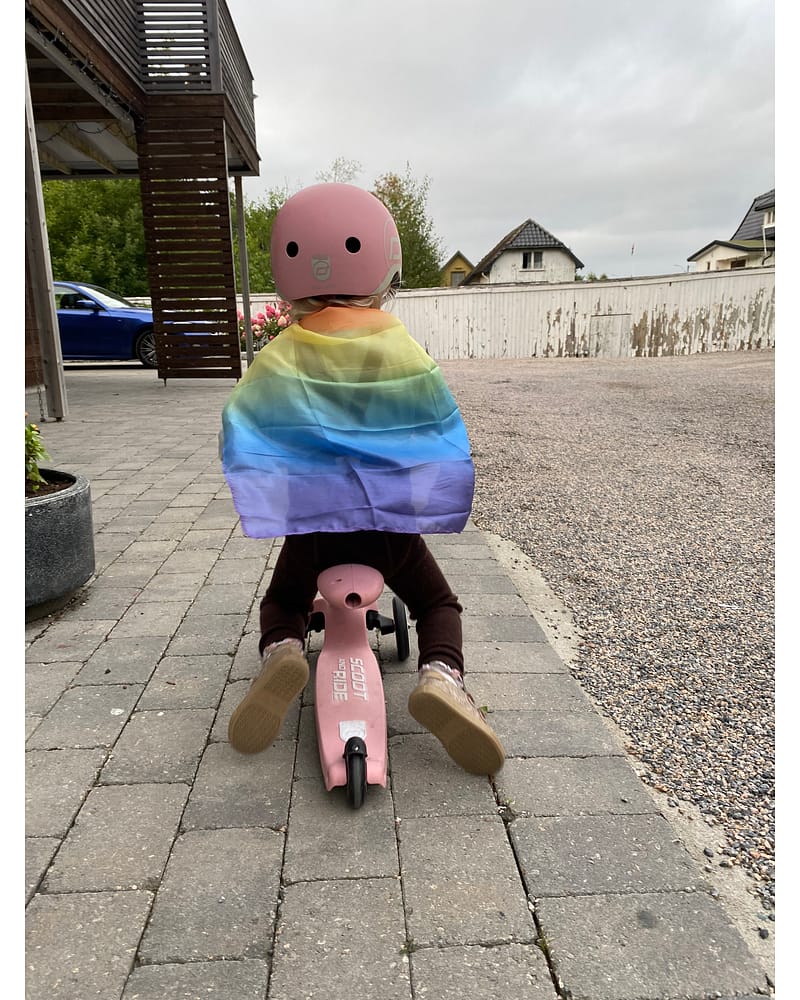 Lekesilke - 86x86 cm - 100% Silke | Playsilk Rainbow