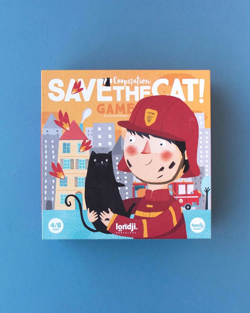 Brettspill Barn 3år+ - Lagspill "Hjelp Brannmannen" | Save the Cat
