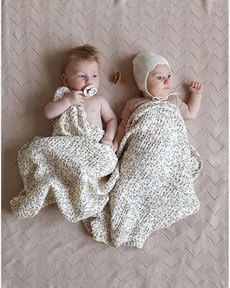 Swaddle teppe - Øko Musselin