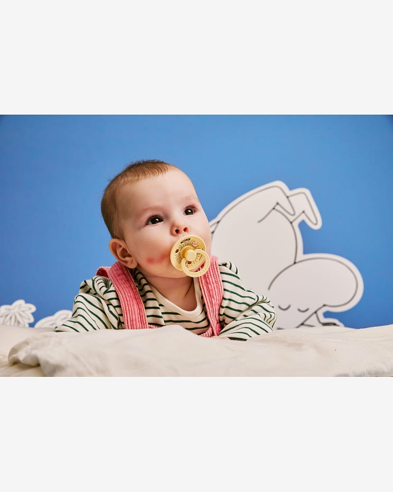 BIBS x Moomin Smokk 2pk – Rund, Naturgummi | Moomintroll