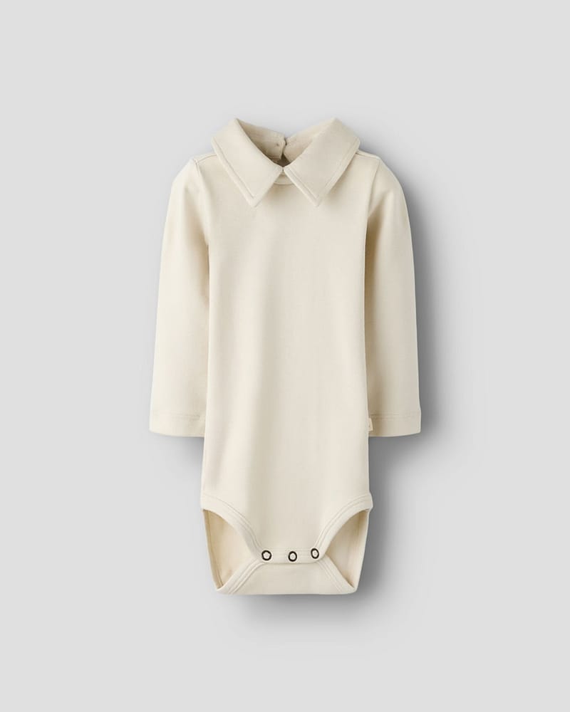 Body Langermet M/ Pique Krage Baby - Øko TENCEL | FUNDO LUP LS BODY LIL NOOS