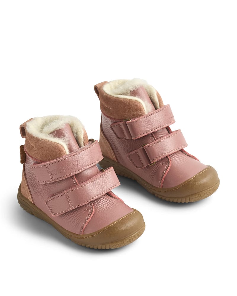 Vintersko Baby i Skinn m/ Fleksibel såle - 100% Merinoullfôr & Vanntett | Winterboot Snug Tex
