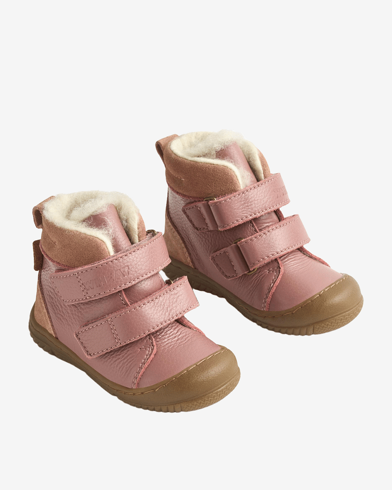 Vintersko Baby i Skinn m/ Fleksibel såle - 100% Merinoullfôr & Vanntett | Winterboot Snug Tex