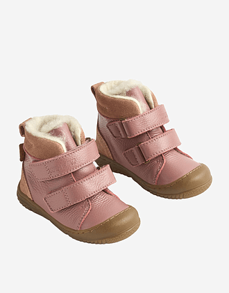Vintersko Baby i Skinn m/ Fleksibel såle - 100% Merinoullfôr & Vanntett | Winterboot Snug Tex