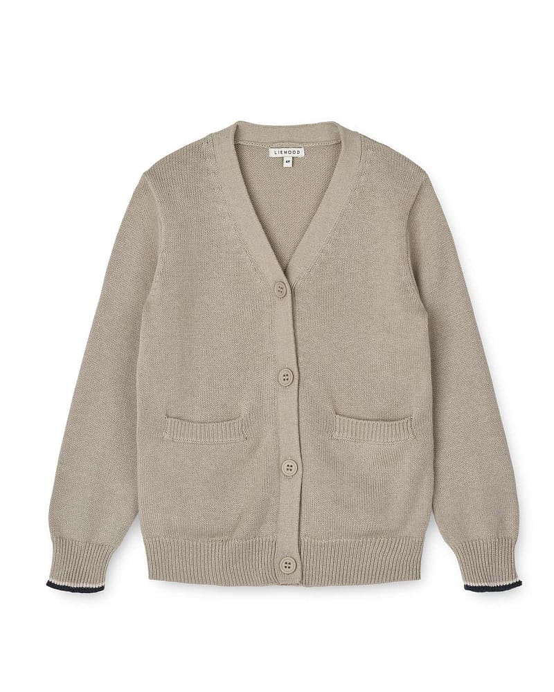 Cardigan Strikket - 100% Øk. Bomull - Memphis