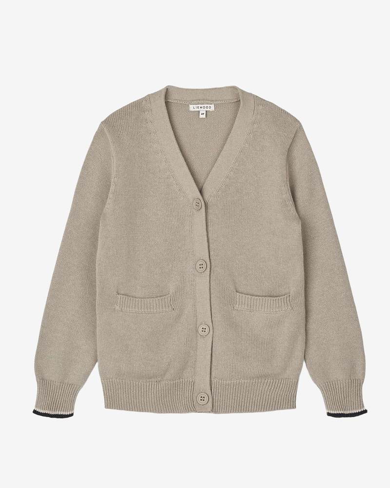 Cardigan Strikket - 100% Øk. Bomull - Memphis