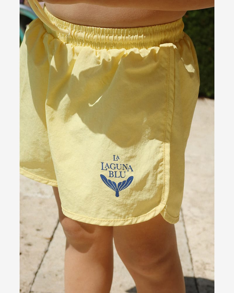 Badeshorts barn - Elastisk Midje m/ Knyting | Pomio Swim Shorts