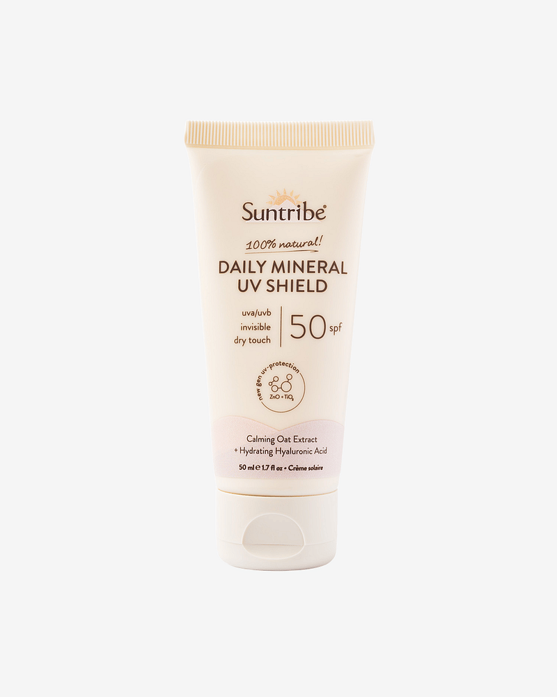 Solkrem for Ansiktet SPF50 - Mineral, 100% Naturlig | Daily Mineral UV Shield