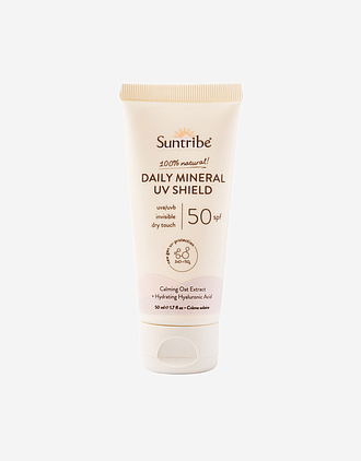 Solkrem for Ansiktet SPF50 - Mineral, 100% Naturlig | Daily Mineral UV Shield