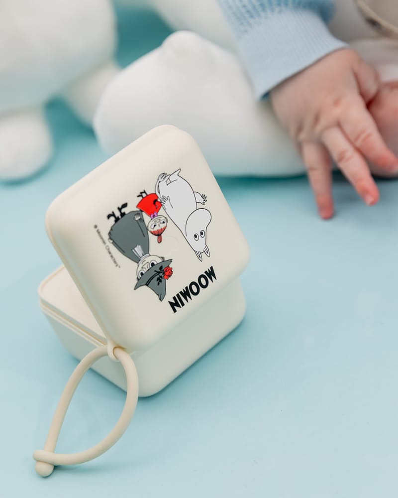 BIBS x Moomin Smokkeboks - 2i1 Oppbevaring- & Steriliseringsboks til Mikro