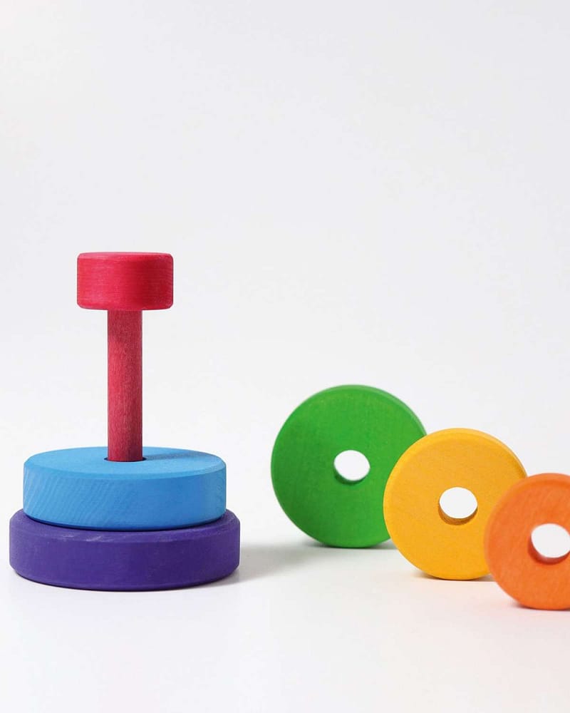 Stabletårn i Tre - Lite 12 cm | Conical tower