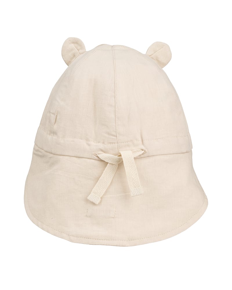 Solhatt m/ Nakkeskygge - Økologisk Lin og Bomull | Gorm