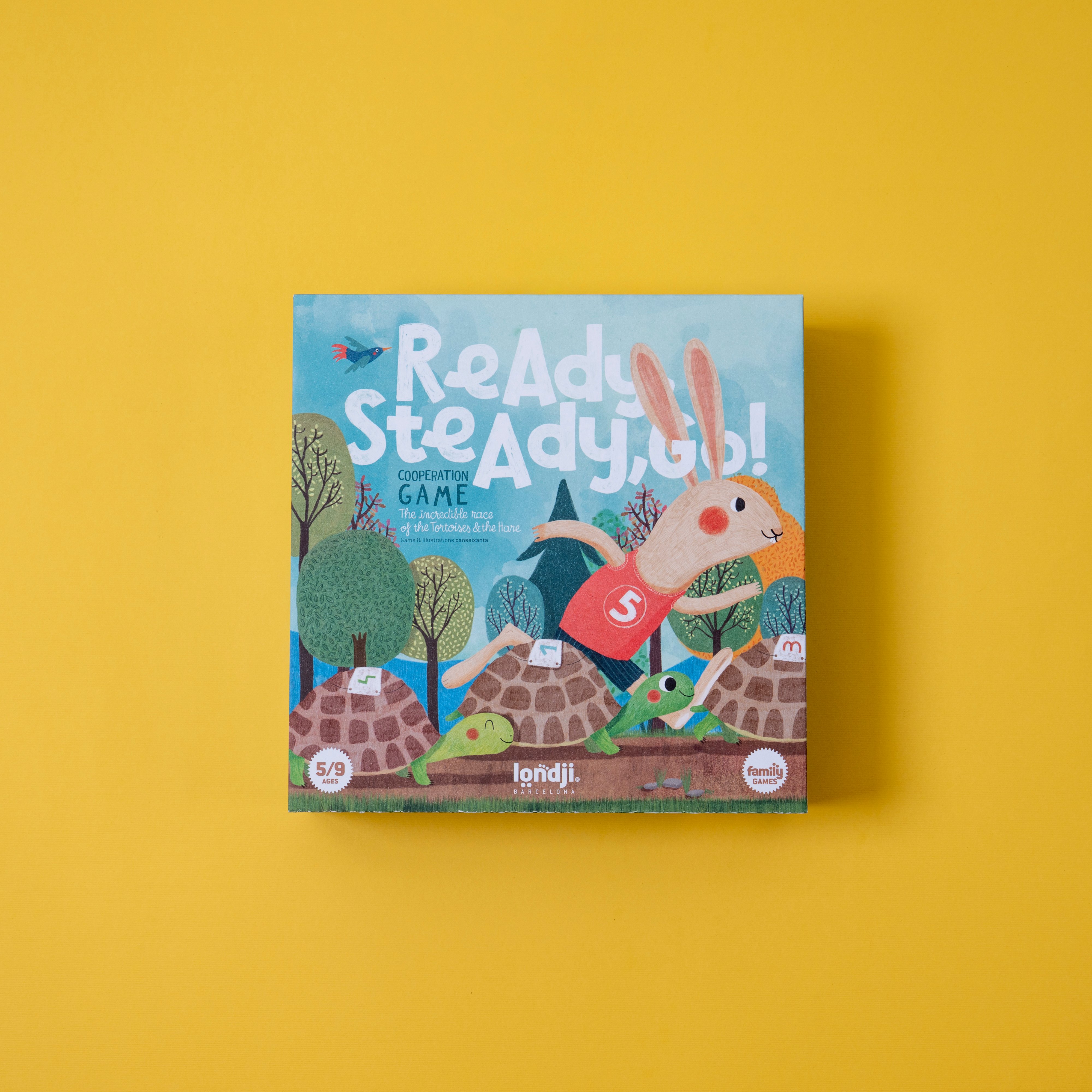 Brettspill Barn 5år+ – Lagspill “Klar, Ferdig, Gå!” | Ready Steady Go!