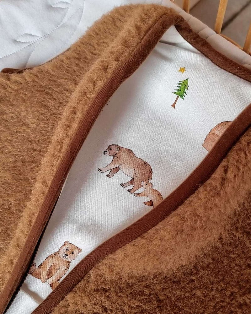 Nattpose Baby 0-9 mnd - 100% Merinoull