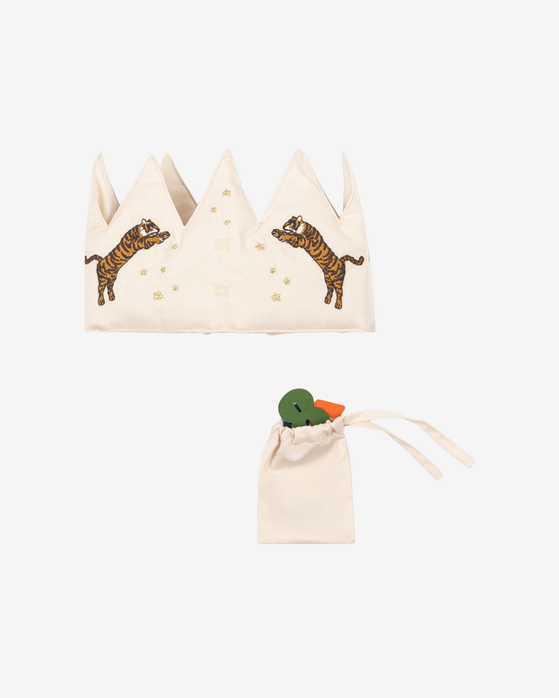 Bursdagskrone Barn 1-9år - Økologisk & Resirkulert | Fabric Birthday Crown