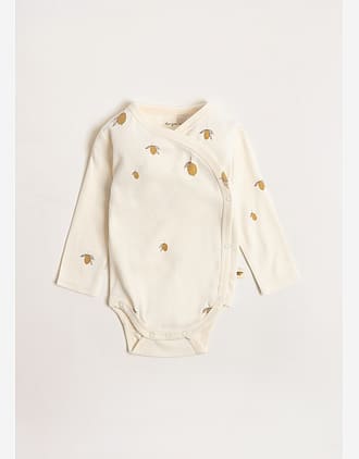 Omslagsbody Langarmet - 100% Økologisk Bomull | Newborn Body GOTS