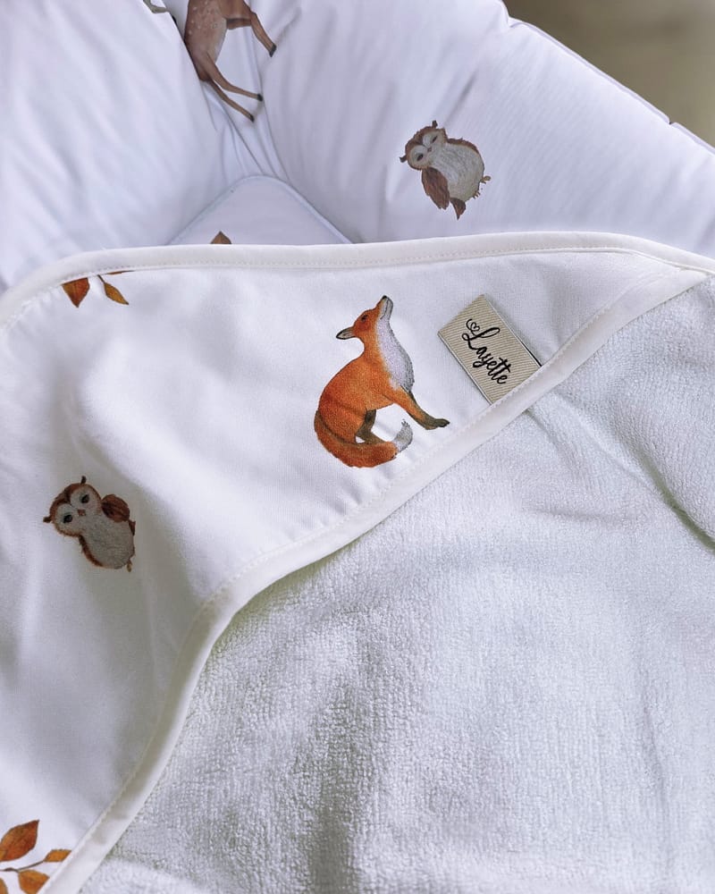 Badehåndkle Baby - 100% Bambus - 85x85cm