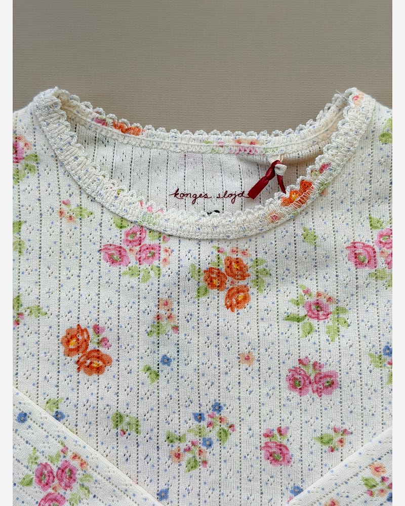 Trøye Langermet -100% Øko Bomull, Pointelle | Minnie Blouse GOTS