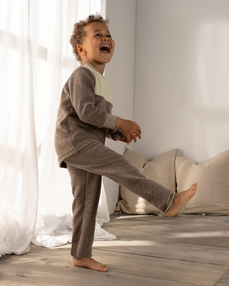 Ullgenser Barn - 100% Ull-Frotte, Ubehandlet Ull | Children's Sweater