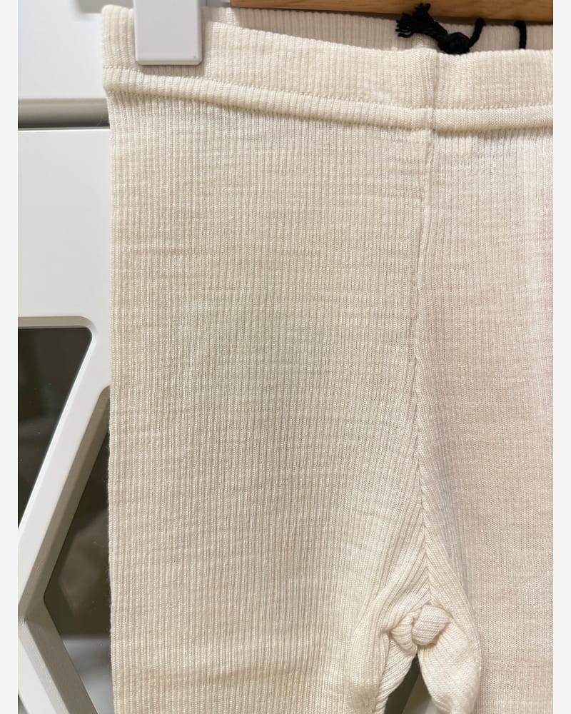 Ullbukse Leggings Baby - Ribb, 60% Merino, 40% TENCEL Modal | Nalu Rib Wo/Mo Slim Legging