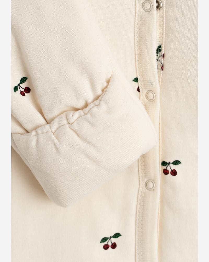 Heldress Baby - 100% Øko Bomull i tykk kvalitet | Newborn Onesie with Hood