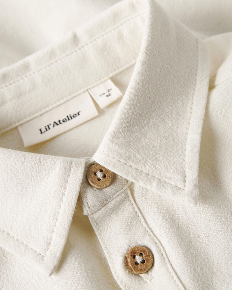 Skjorte Barn - 100% Øko Bomull | Hadam LS Loose Shirt