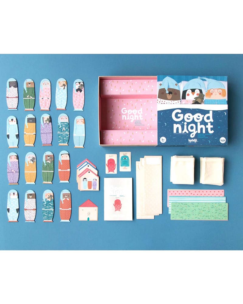 3i1 Memory Spill og Gjett-hvem-spill - Barn 3år+ | "Good night"