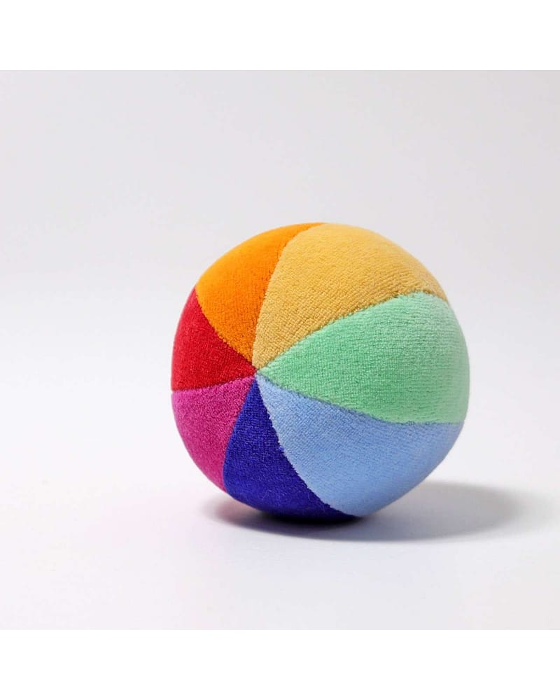 Lekeball med Rangle - Myk | Rainbow Ball