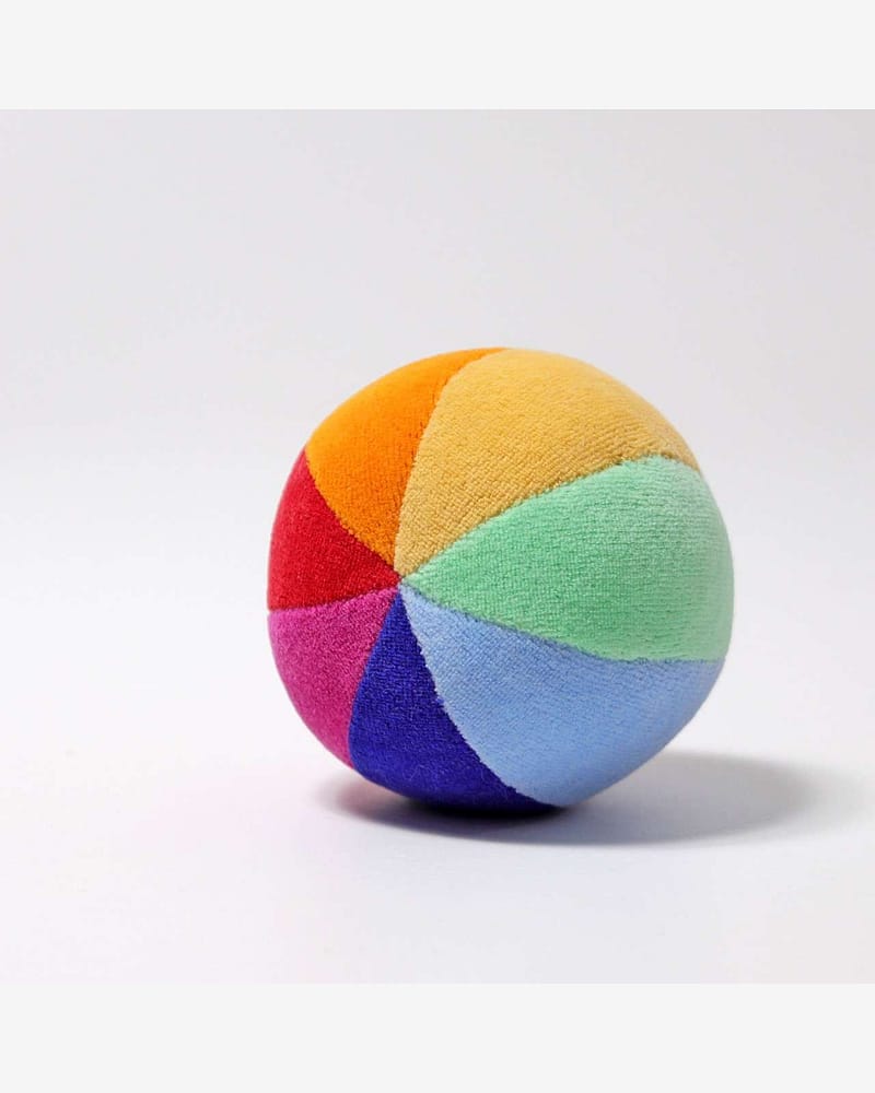 Lekeball med Rangle - Myk | Rainbow Ball