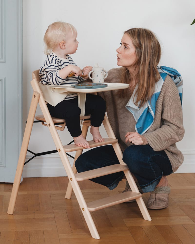 KAOS KLAPP® Bøk Barnestol - Best i Test 2026 - Sammenleggbar | Opp til 110kg!
