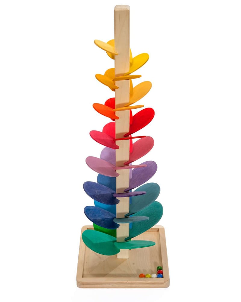 Klangtrapp, Stor 72 cm – Håndlaget Treleke | Sound Marbel Tree