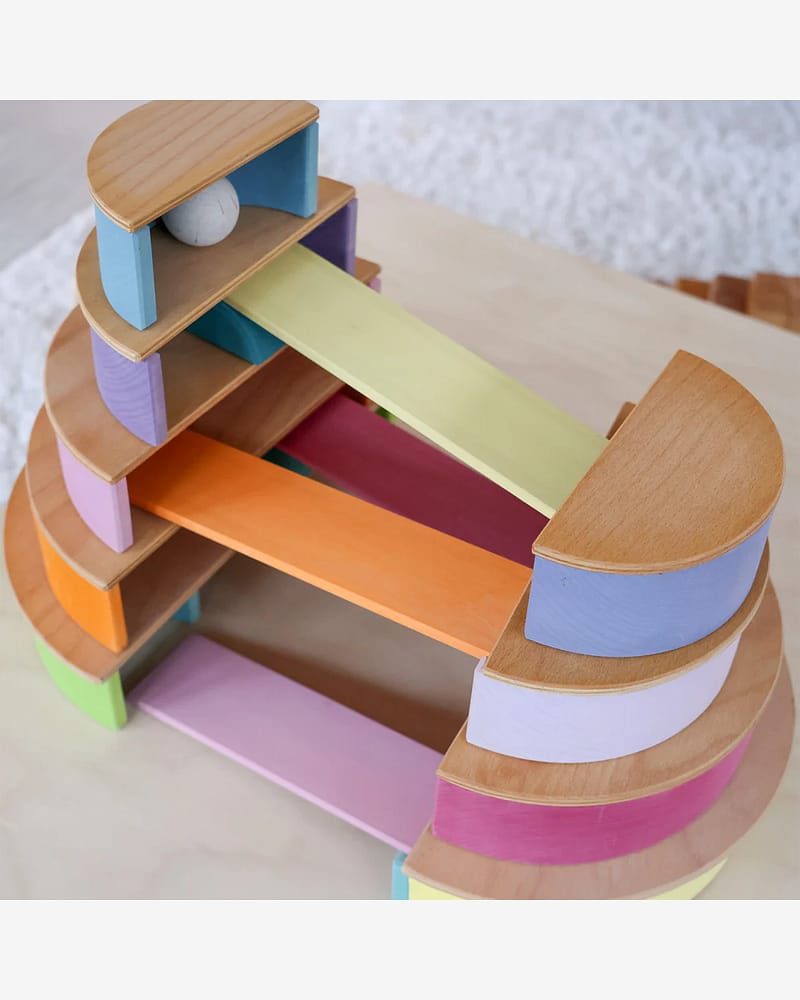 Pastel Planker - Stableleke i Tre | Montessori Leker
